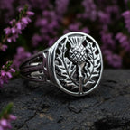 Heatherglen Thistle Signet Ring