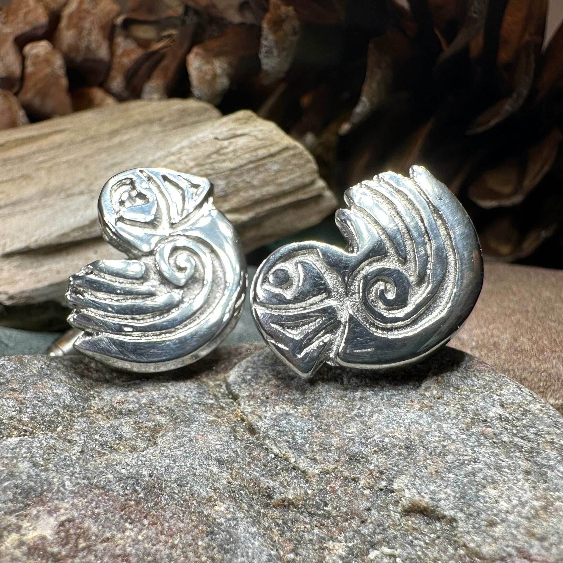 Celtic Puffin Cuff Links - 