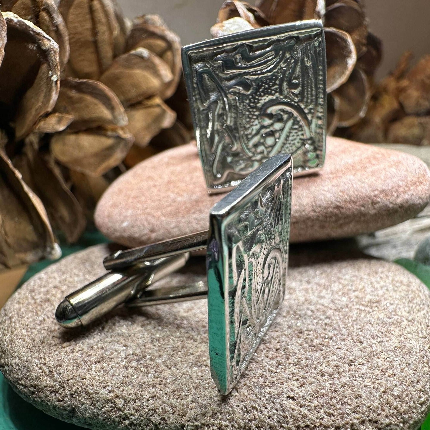 Celtic Motif Cuff Links - 