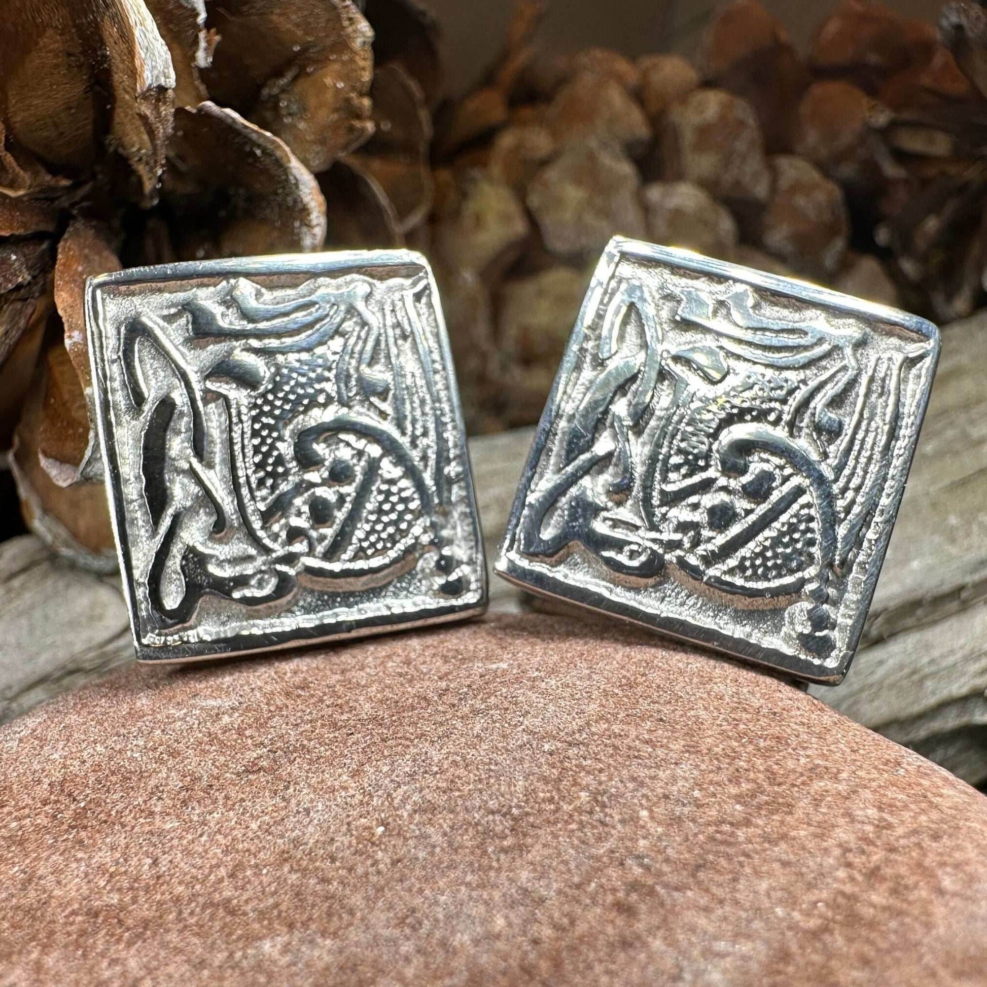Celtic Motif Cuff Links - 