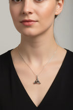Three Demensional Trinity Knot Necklace