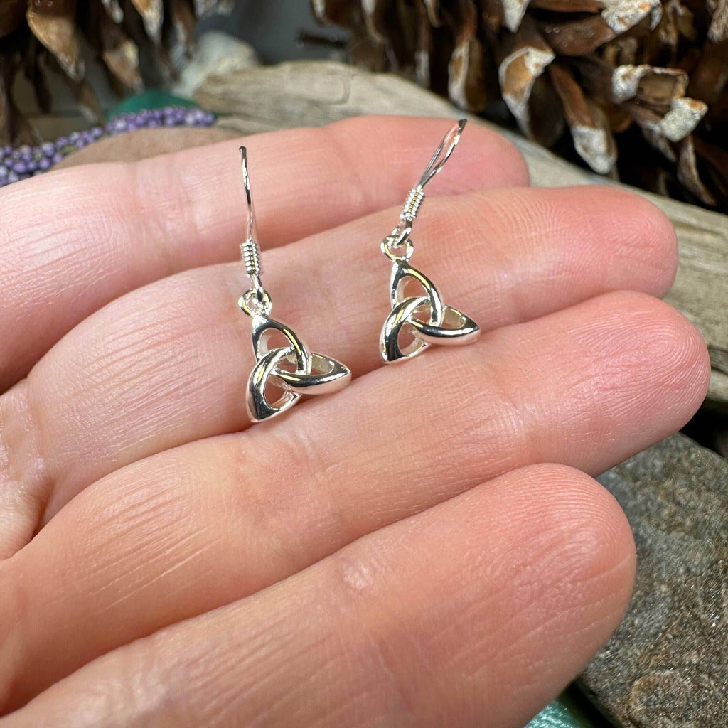 Petite 3-D Trinity Knot Earrings - 