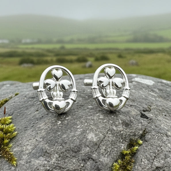Tyrone Claddagh Cuff Links