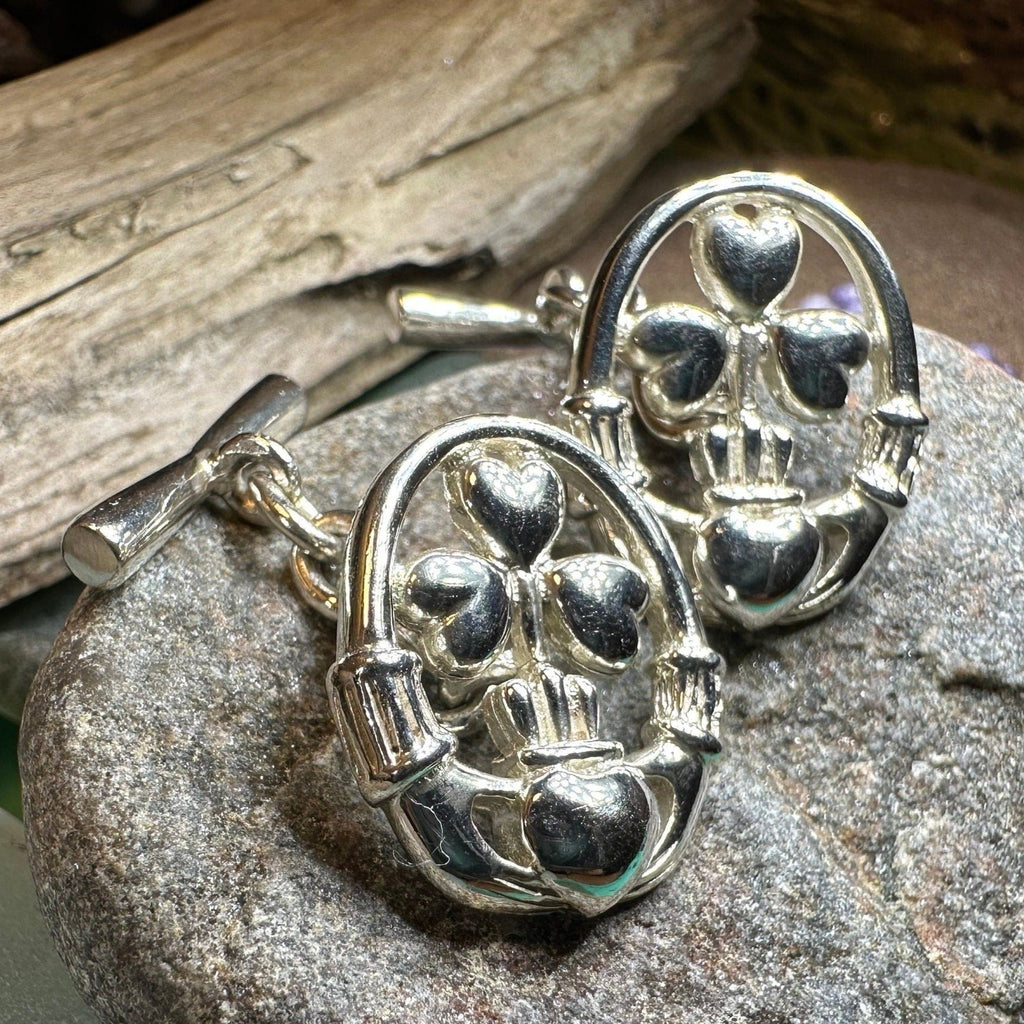 Tyrone Claddagh Cuff Links