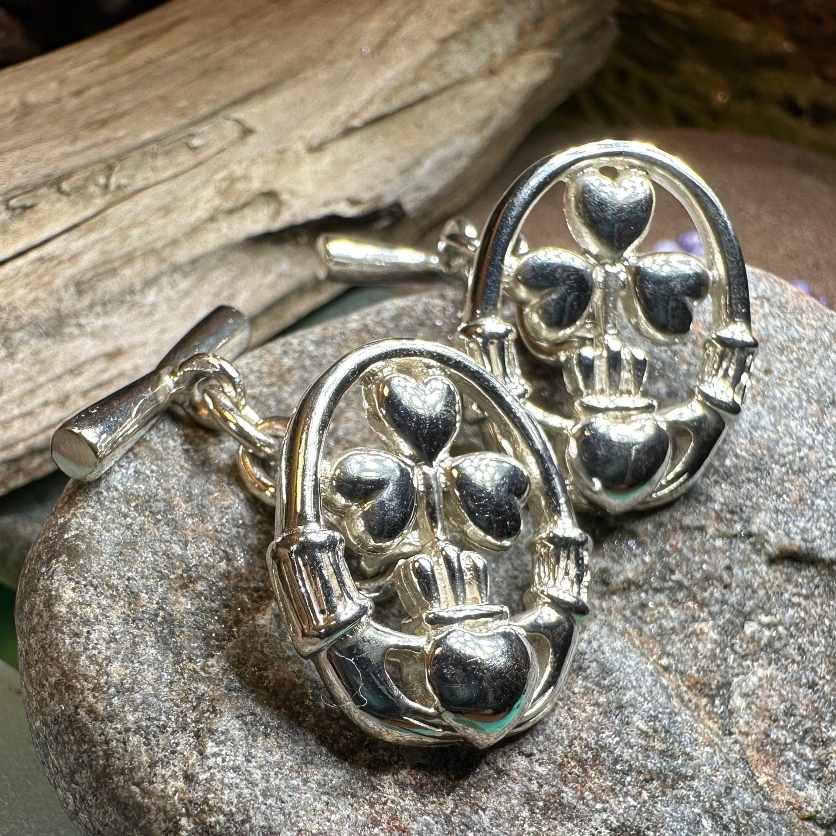 Tyrone Claddagh Cuff Links