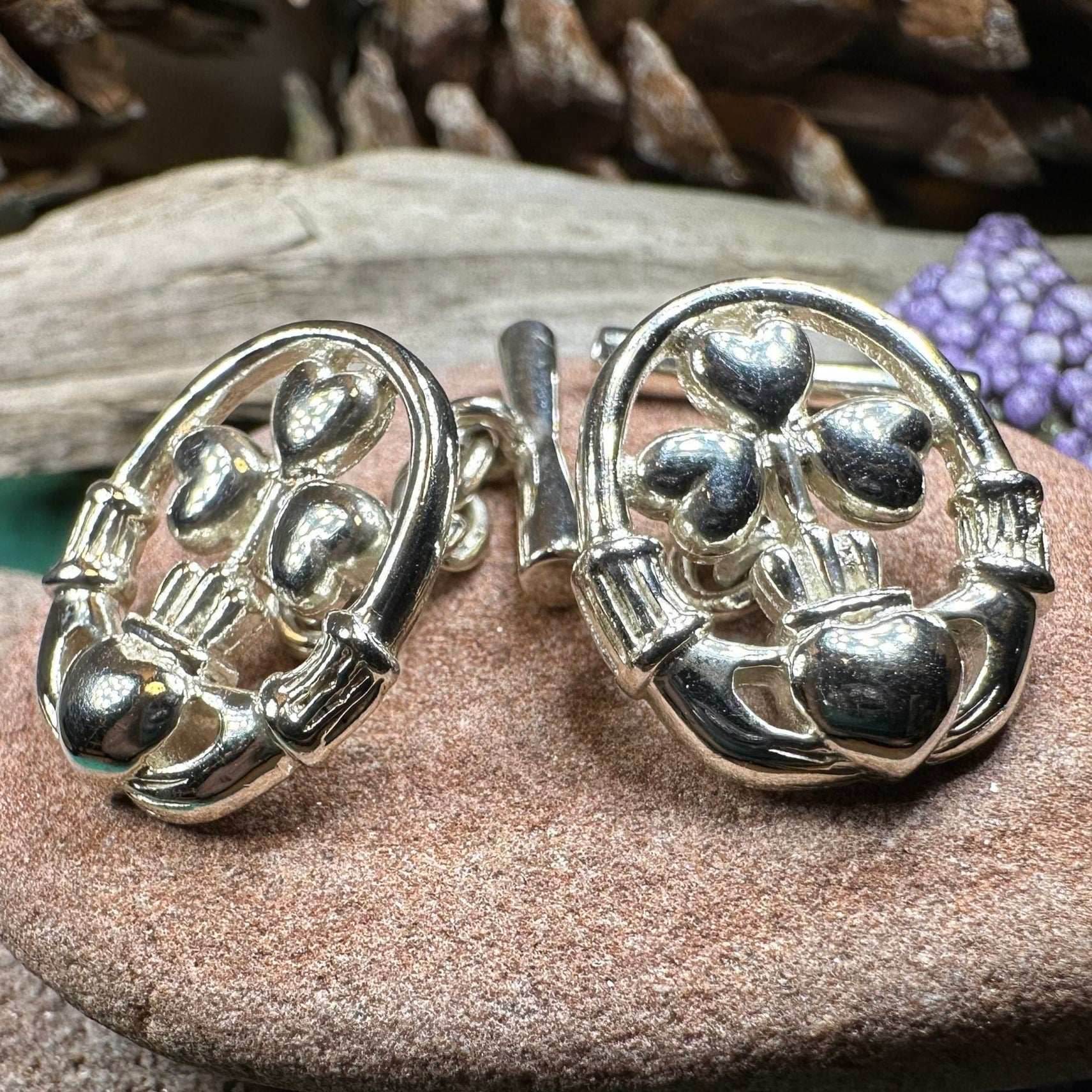 Tyrone Claddagh Cuff Links - 