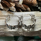 Laretta Celtic Hoop Earrings - 