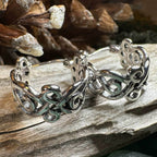 Laretta Celtic Hoop Earrings - 