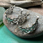 Laretta Celtic Hoop Earrings - 