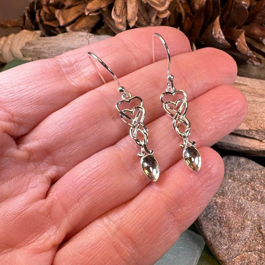 Welsh Love Spoon Earrings - 