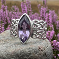 Nyvina Celtic Knot Amethyst Ring