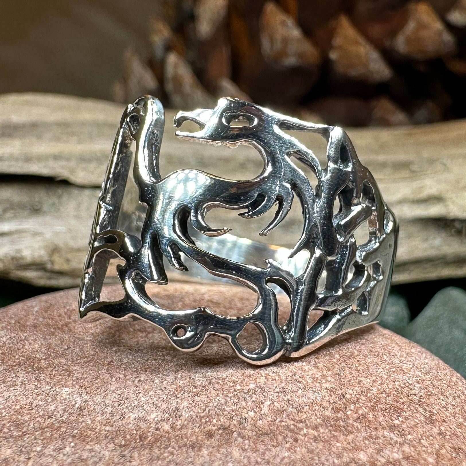 Celtic Phoenix Ring - 6