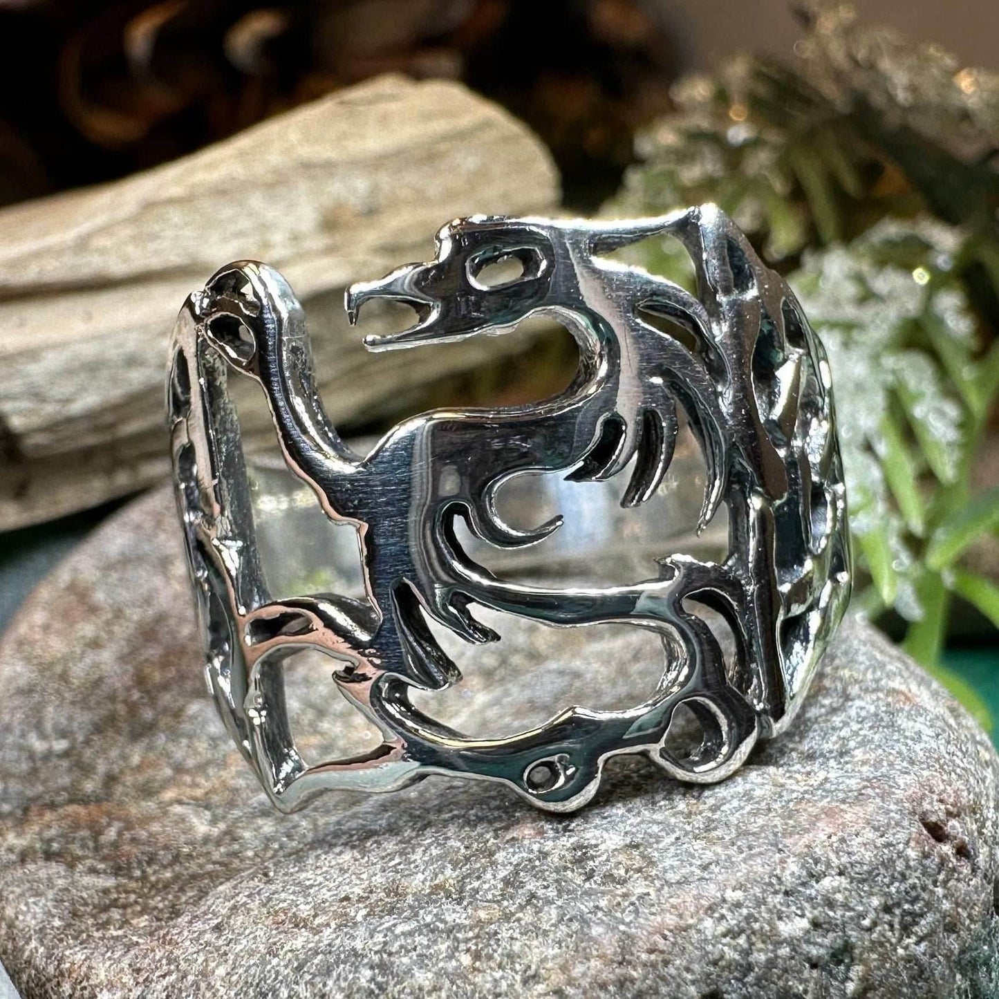 Celtic Phoenix Ring - 6