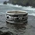 Celtic Claddagh Band Ring
