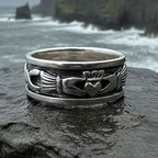 Celtic Claddagh Band Ring