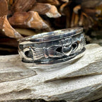 Celtic Claddagh Band Ring - 6