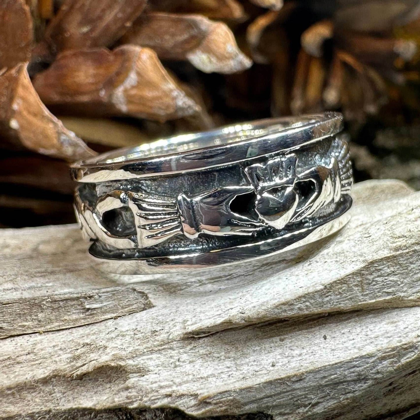 Celtic Claddagh Band Ring - 6