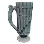 Bard Class 3D Printed Mythic Mug Stein | Tabletop RPG Gaming Cosplay - Dungeons and Dragon DnD D&D Wargaming | Drink Koozie Can Holder. - Black / Non Threaded-No Lid