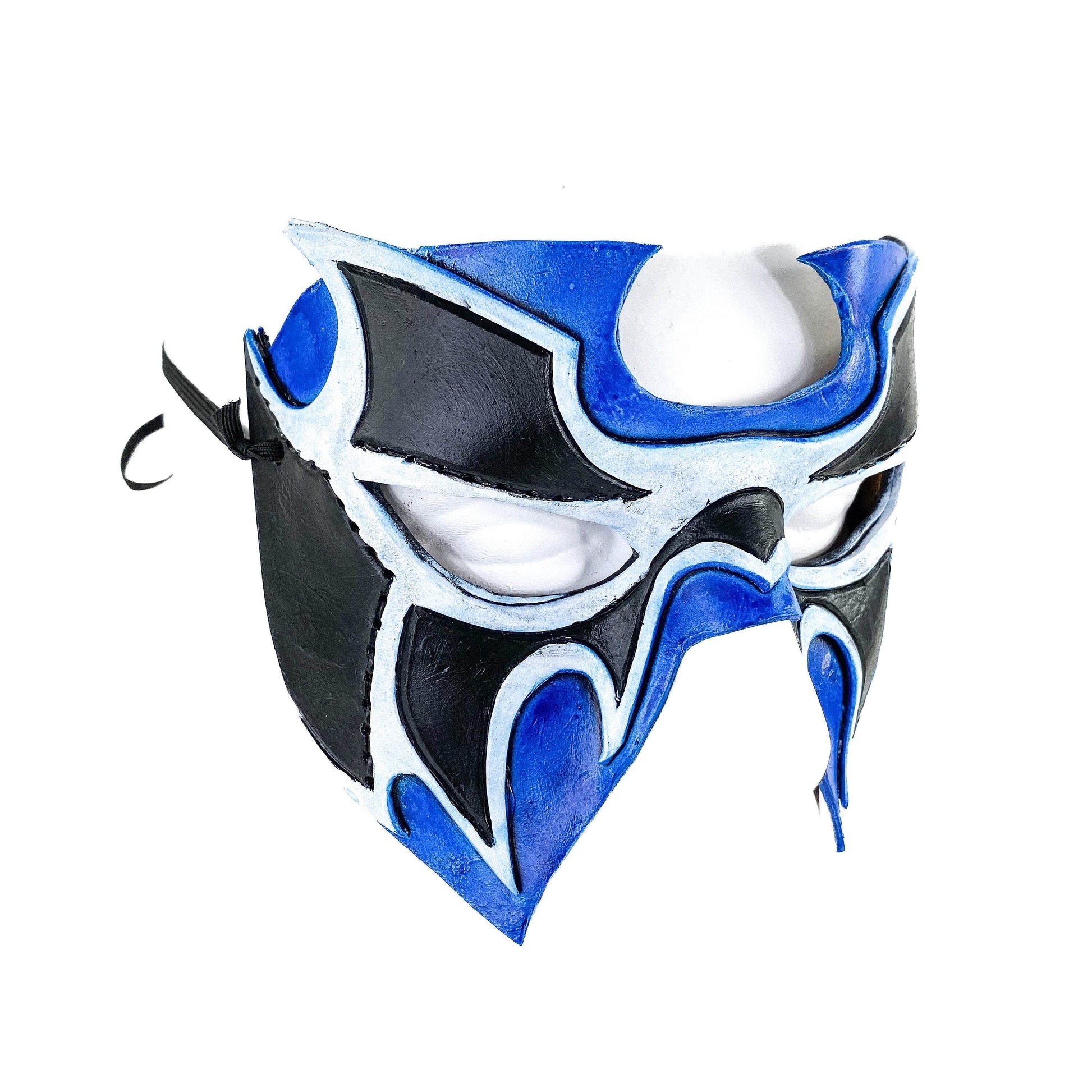 Super Hero Wrestling Mask Handmade Genuine Leather Mask - 