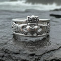 Eternally Celtic Claddagh Band Ring