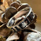 Shamrock Band Ring - 6