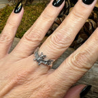 Gothic Realistic Bat Ring
