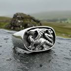 Welsh Dragon Statement Ring