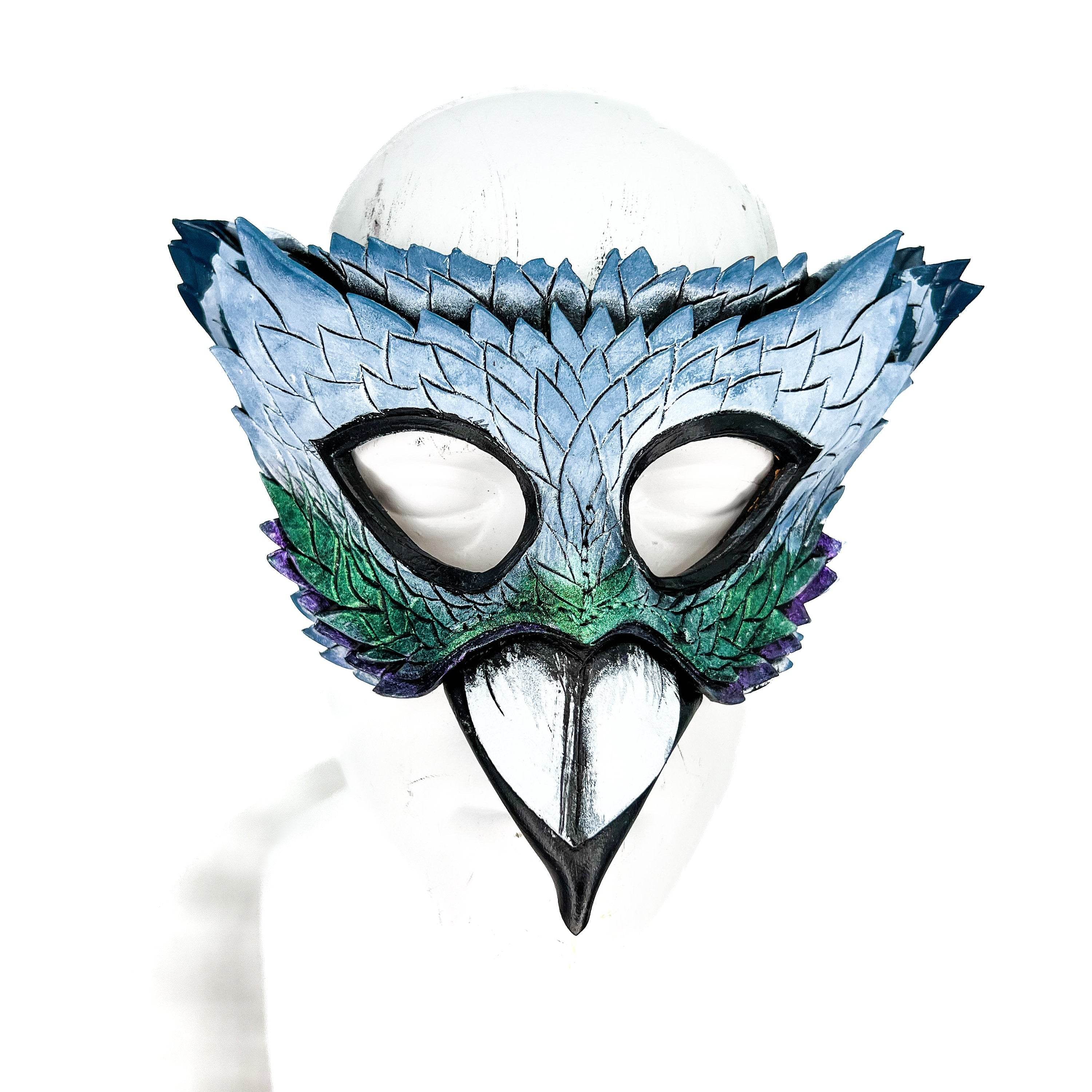 Pigeon Handmade Genuine Leather Mask - 