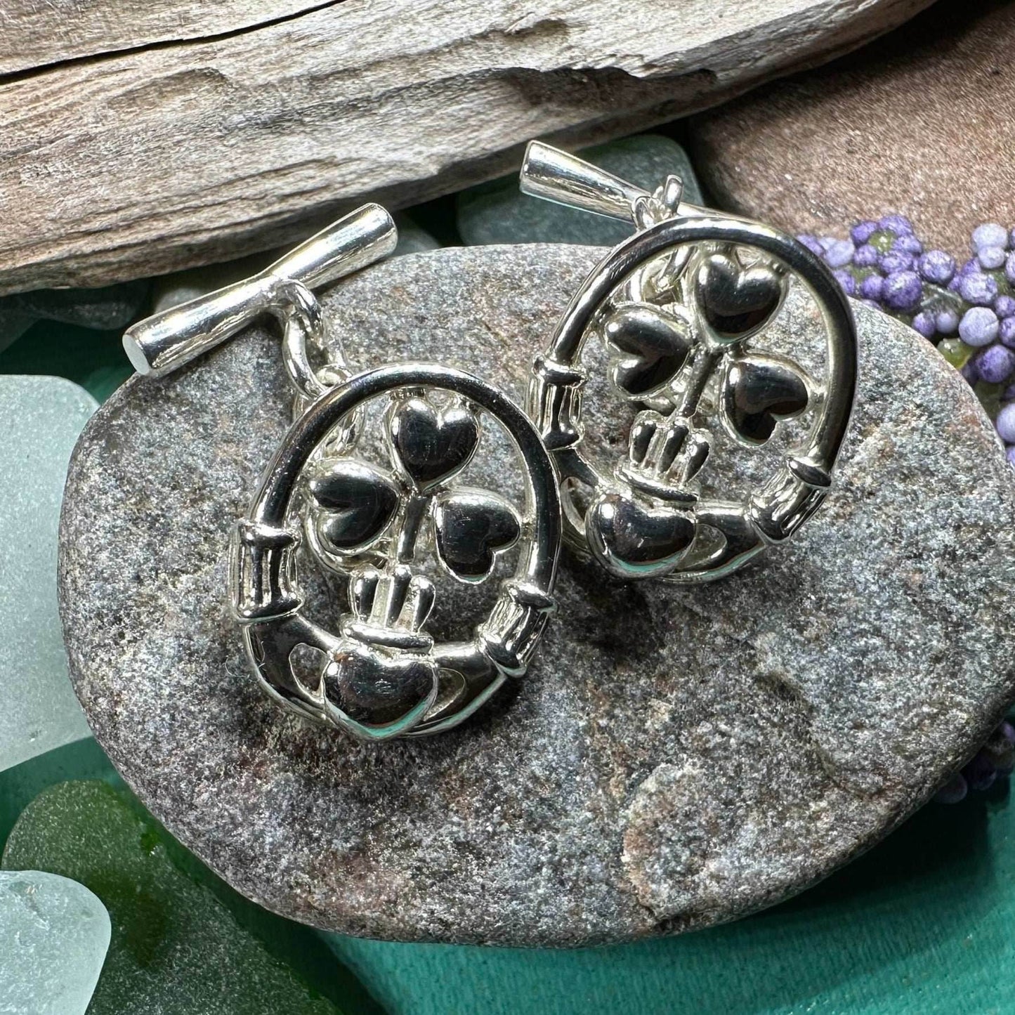 Tyrone Claddagh Cuff Links - 
