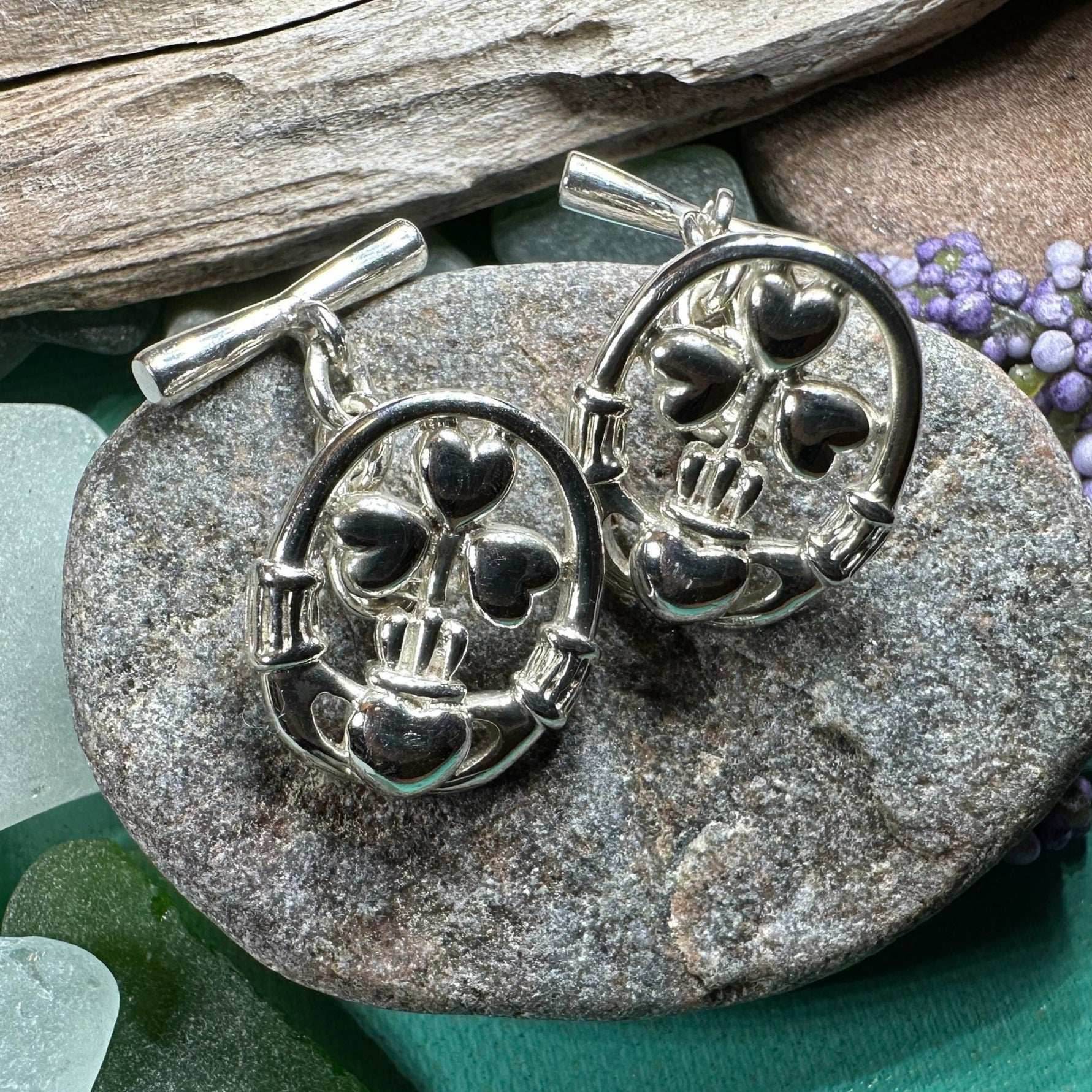 Tyrone Claddagh Cuff Links - 