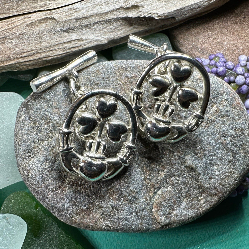 Tyrone Claddagh Cuff Links