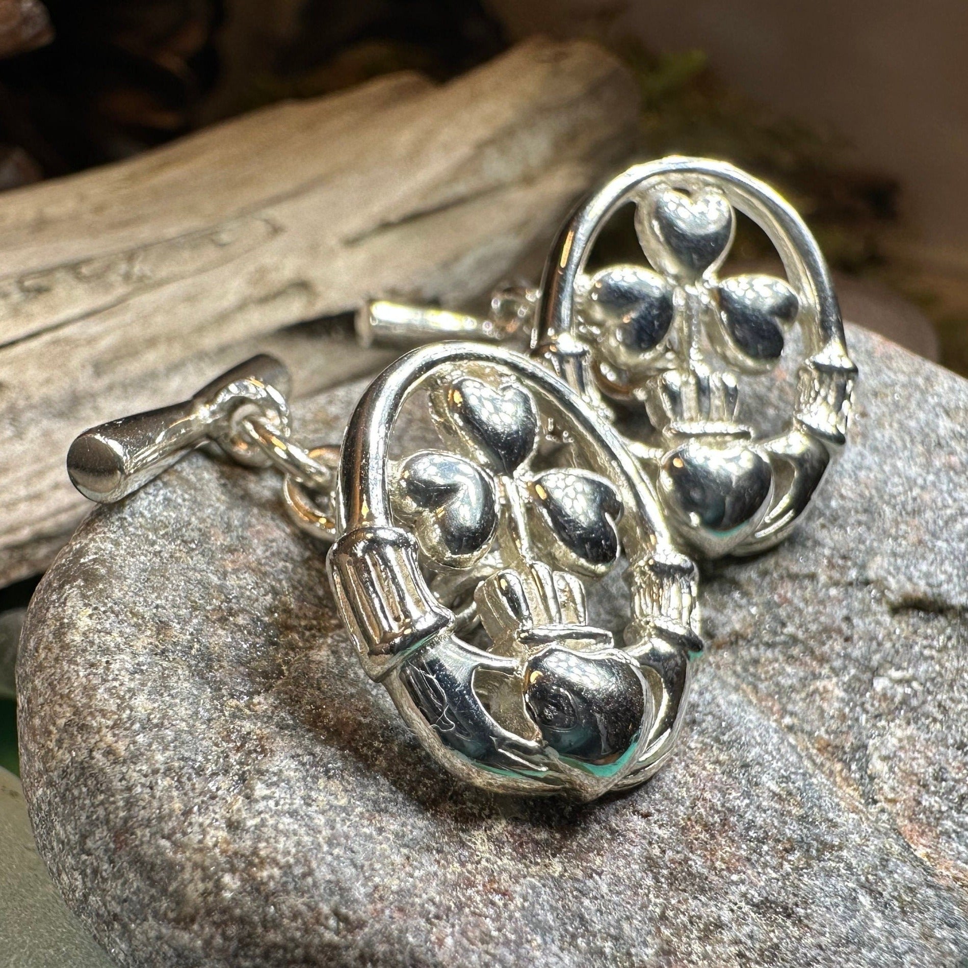 Tyrone Claddagh Cuff Links