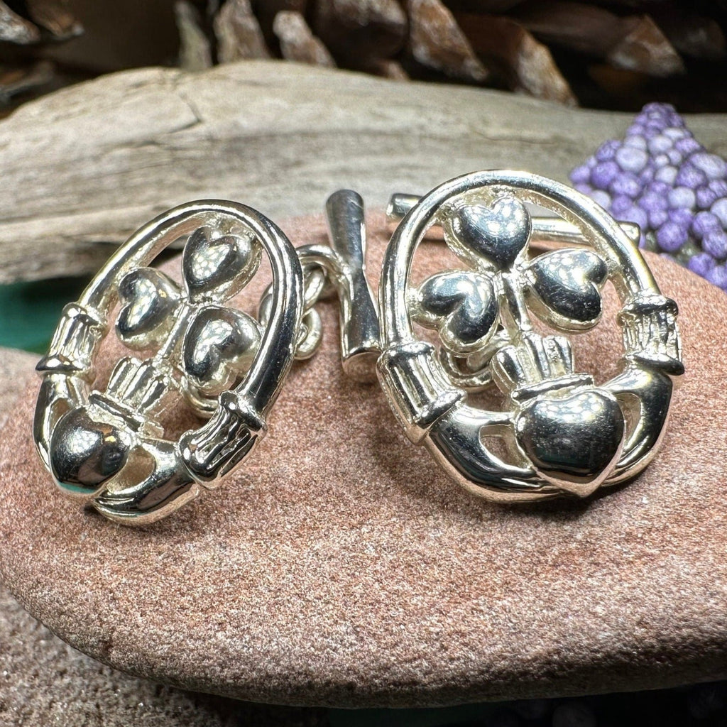 Tyrone Claddagh Cuff Links