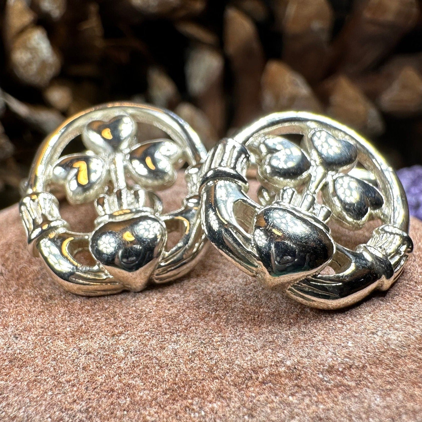 Tyrone Claddagh Cuff Links
