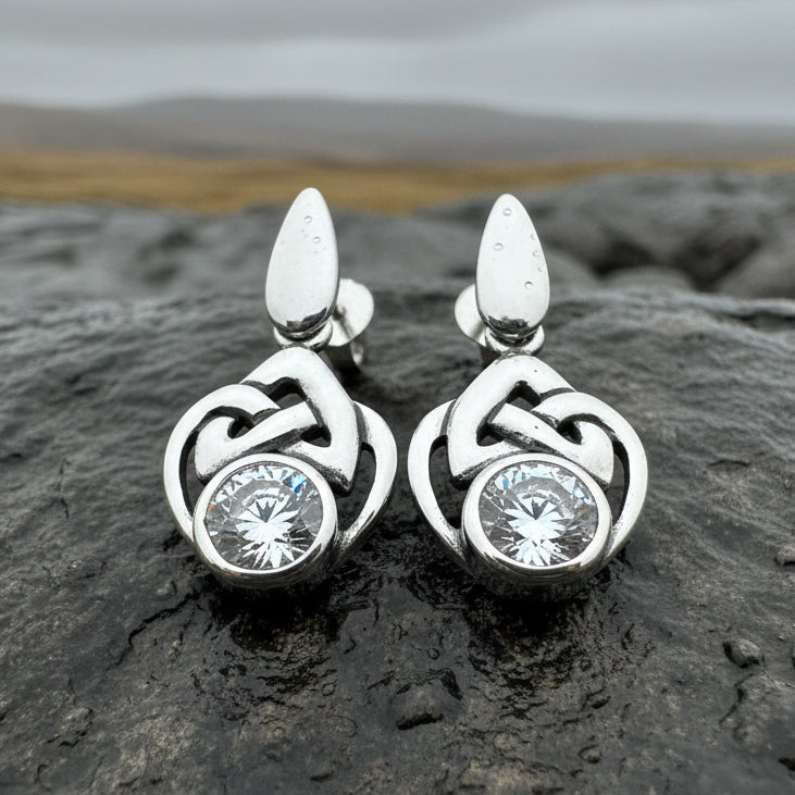 Kellei Celtic Knot Post Earrings