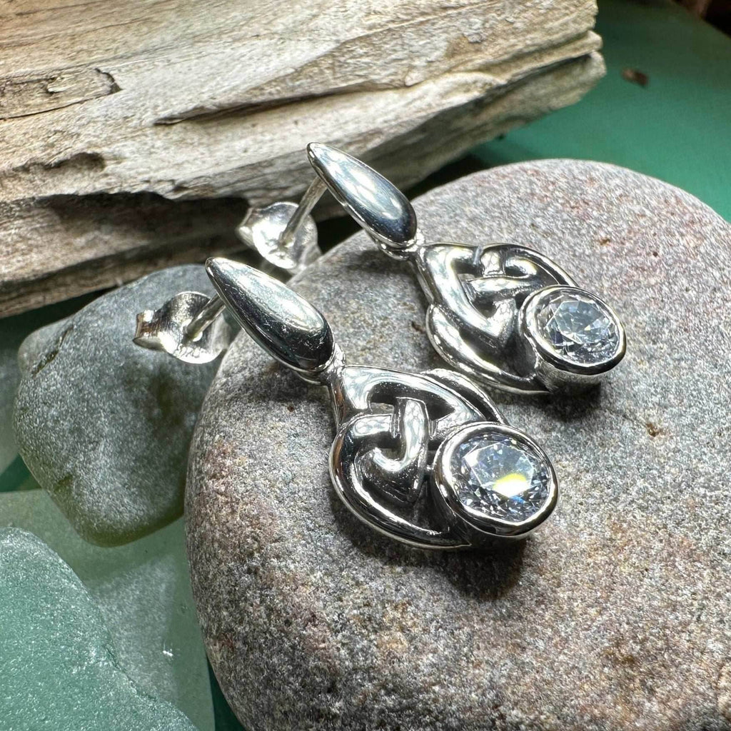 Kellei Celtic Knot Post Earrings - 