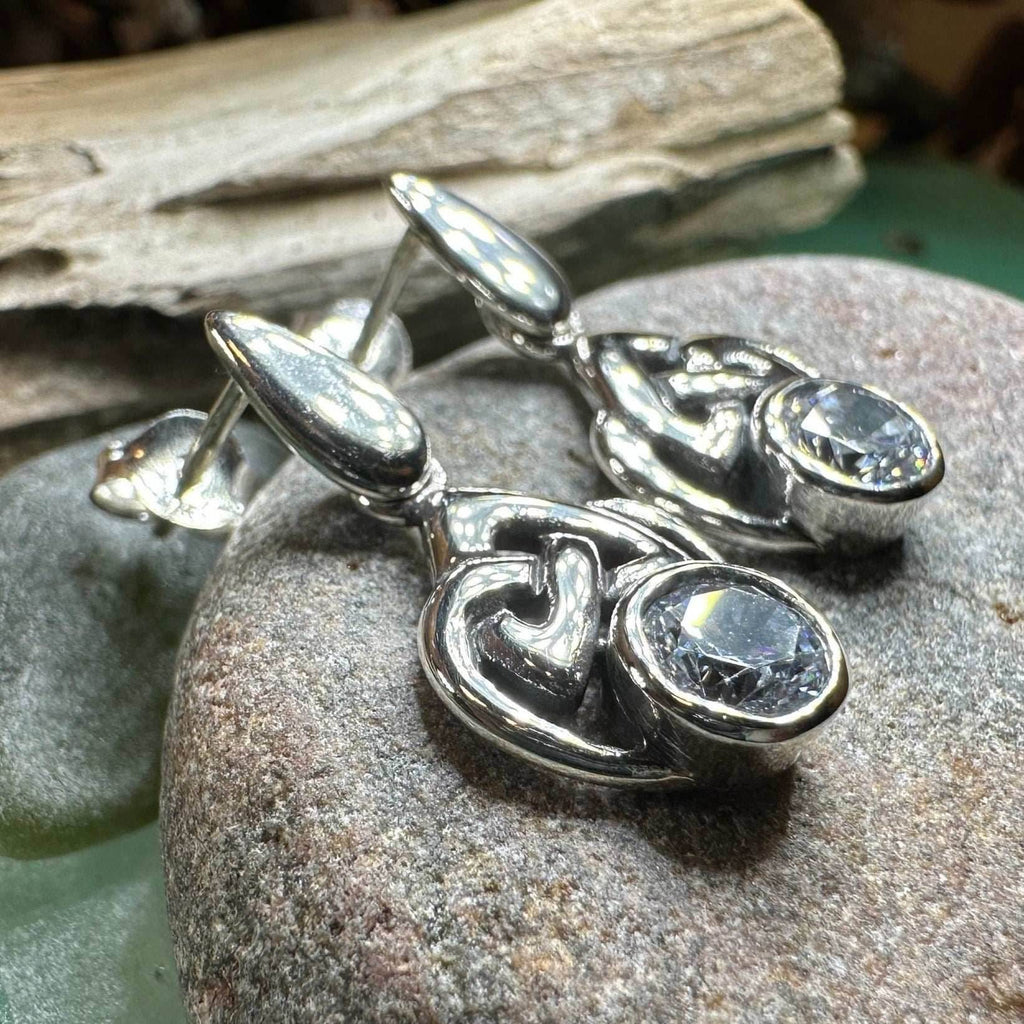 Kellei Celtic Knot Post Earrings - 