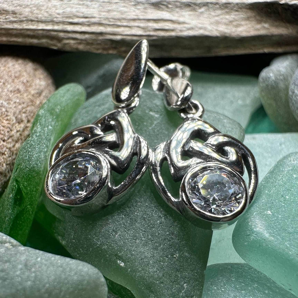Kellei Celtic Knot Post Earrings - 