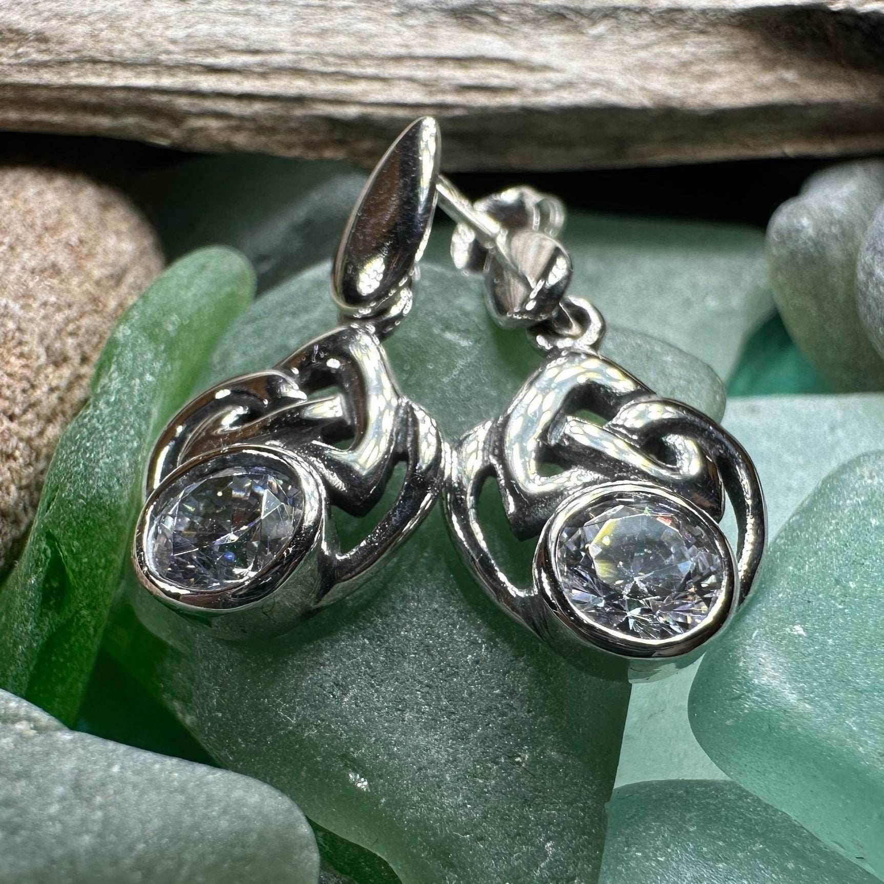 Kellei Celtic Knot Post Earrings - 
