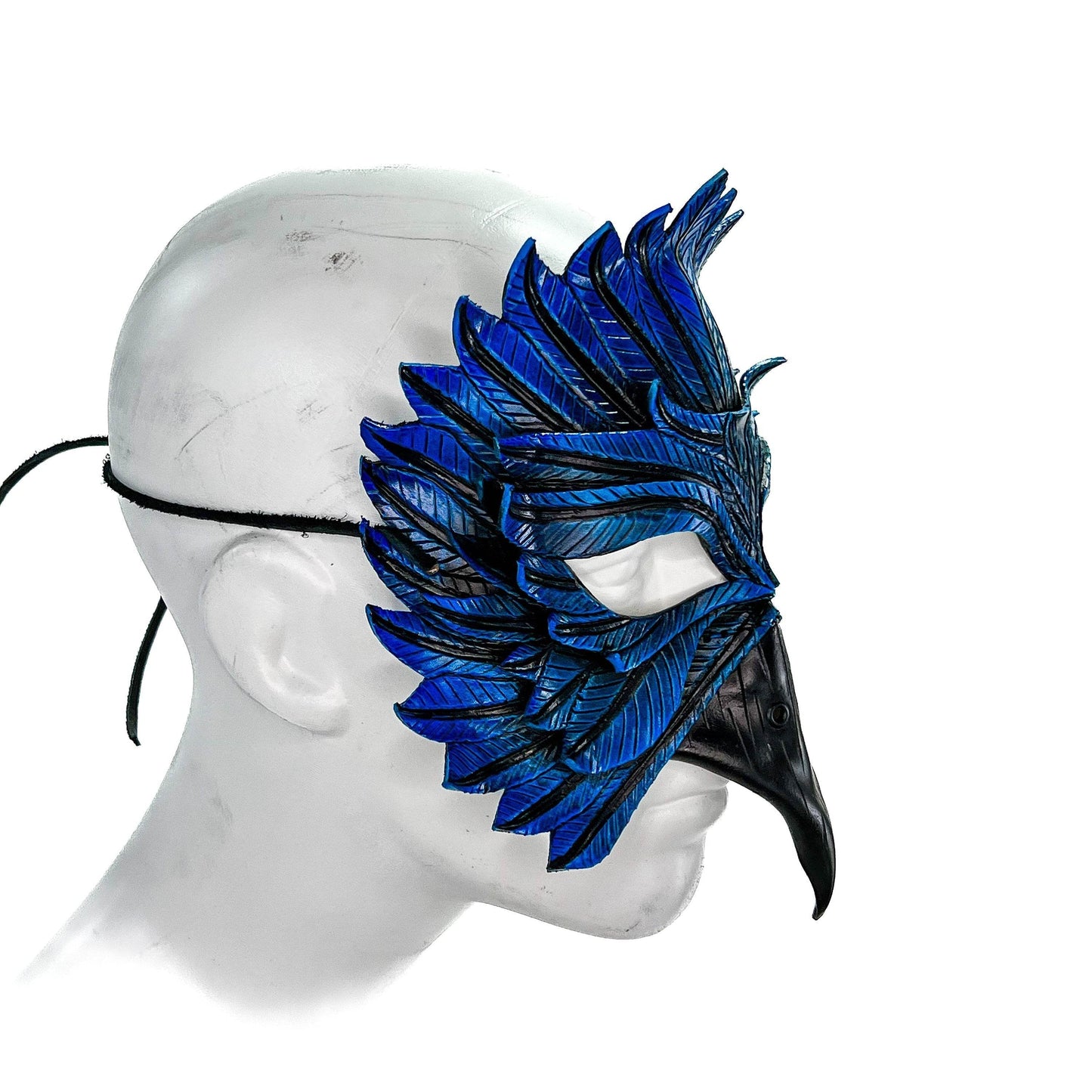 Bluebird Handmade Genuine Leather Mask - 