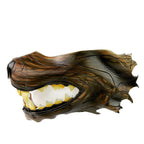 Mad Dog Handcrafted Genuine Leather Wolf Mask - 