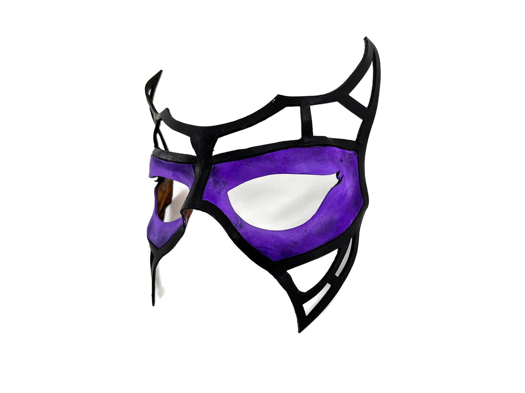 Evil Royalty Handmade Genuine Leather Mask - 