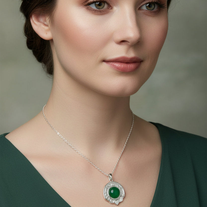 Friendship, Loyalty and Love Claddagh Necklace