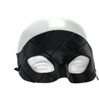 Masquerade Handmade Genuine Leather Mask in Black for Masquerades Halloween or Cosplay - 