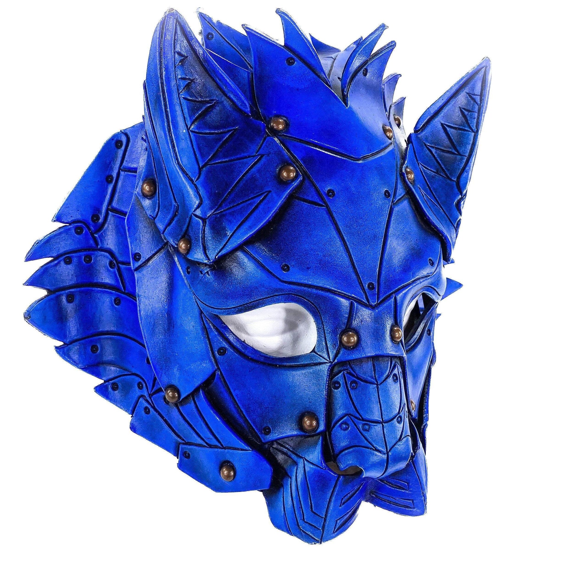 Feline Blue Handmade Genuine Leather - 