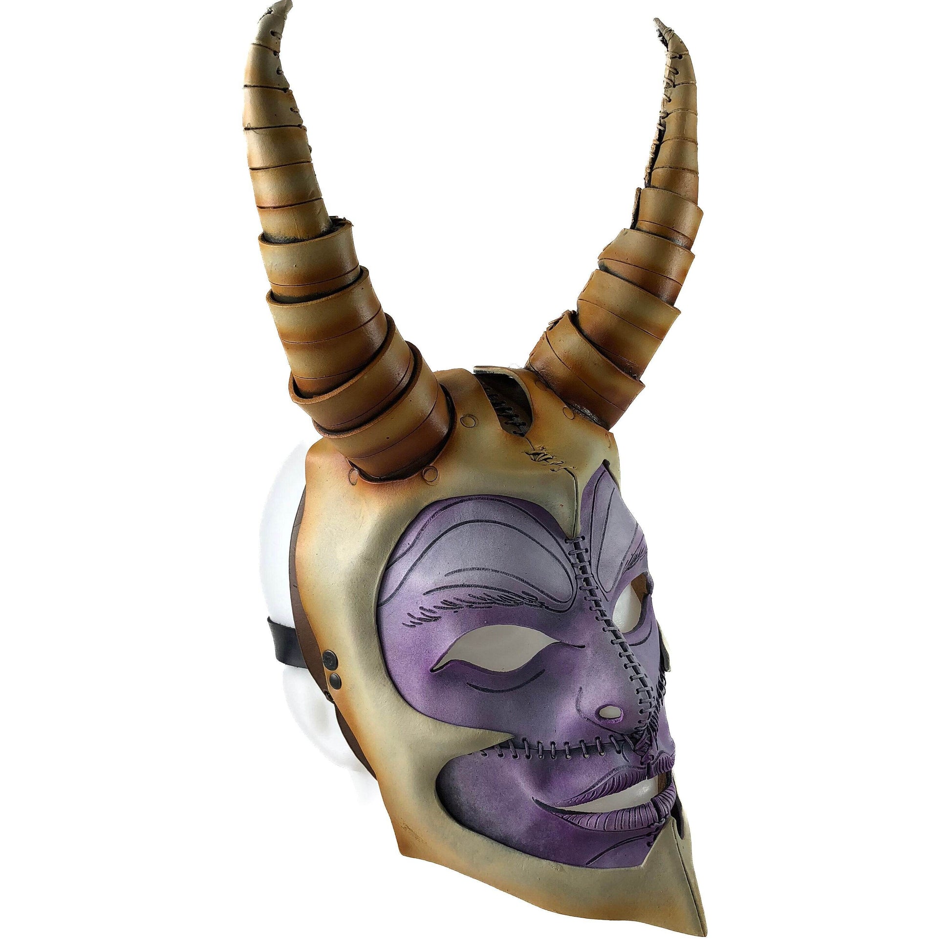 Warhammer Handmade Genuine Leather Mask - 