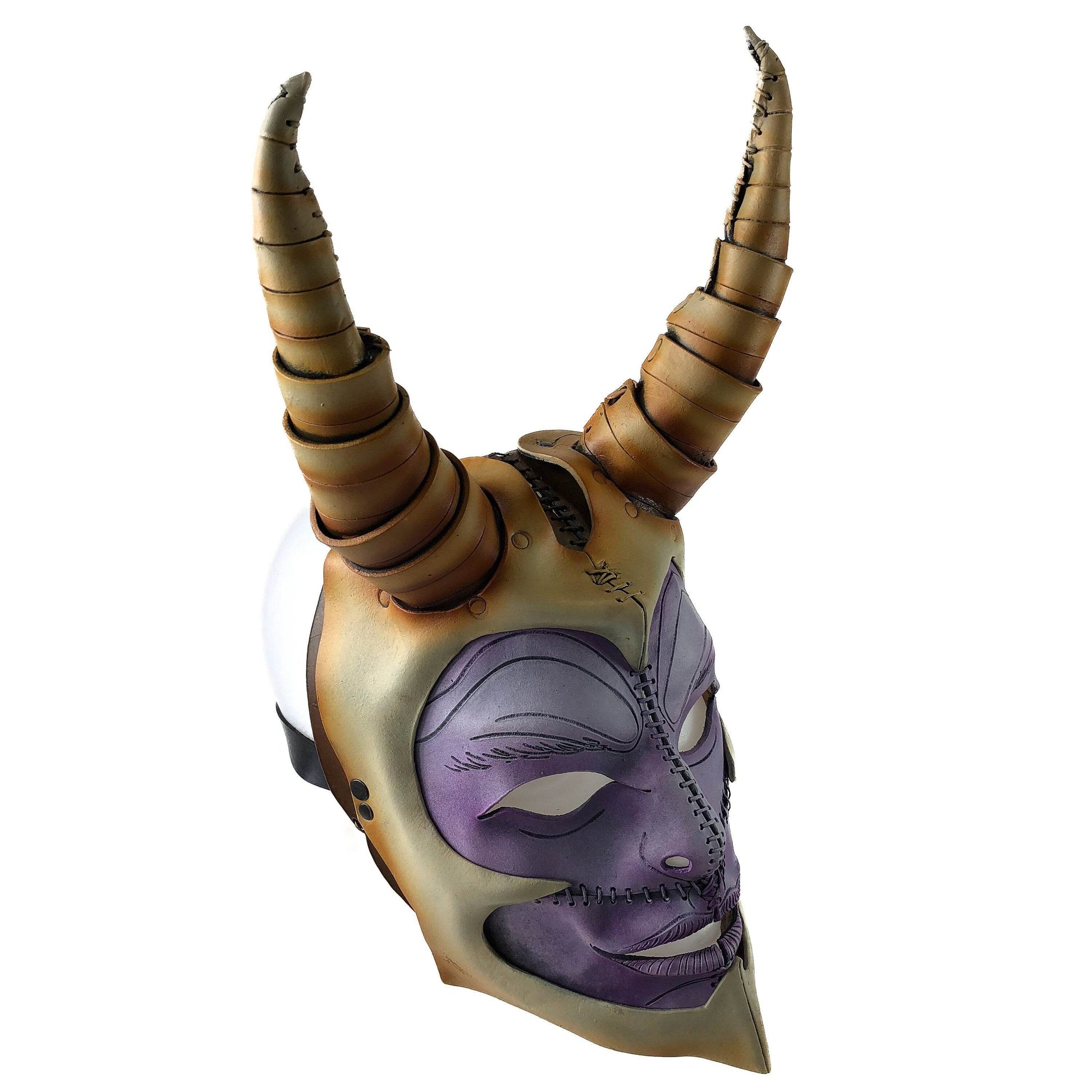 Warhammer Handmade Genuine Leather Mask - 