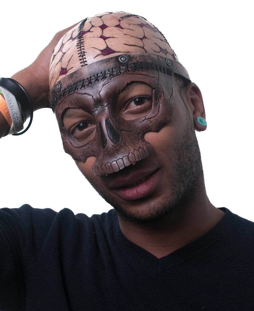 Frank's Brain Handmade Genuine Leather Mask - 
