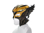 Winged Helmet Genuine Leather Mask - 