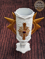 Paladin 3D Printed Can Holder- Mythic Mugs Collection by Ars Moriendi 3D- Embrace Virtue and Valor! - Black / Non Threaded-No Lid